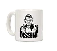 Ruth Bader Ginsburg Dissent Coffee Mug FW516S, Ceramic Coffee Mug, 11 oz