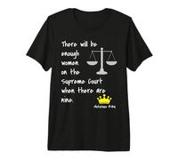 Ruth Bader Ginsburg Feminist When There are Nine Premium T-Shirt