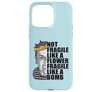 Ruth Bader Ginsburg NOT FRAGILE LIKE A FLOWER BOMB RBG Meme Case for iPhone 15 Pro Max