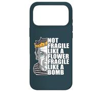 Ruth Bader Ginsburg NOT FRAGILE LIKE A FLOWER BOMB RBG Meme Case for iPhone 17 Pro Max