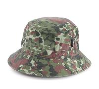 Ruth&Boaz Unisex Stone Washed 100% Cotton Bucket Hat Travel Hat (Flecktarn camo)