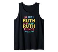 Ruth Here Doing Ruth Things Funny Ruth Name Tank Top