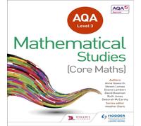 Ruth Jones AQA Level 3 Certificate in Mathematical Studies Paperback Book Ruth Jones Multicolor