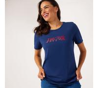 Ruth Langsford Amour Slogan T-shirt WHITE 2XL