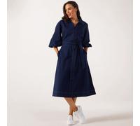 Ruth Langsford Contrast Stitch Dress Petite NAVY SIZE 18