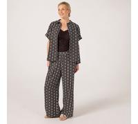 Ruth Langsford Dune Pull on Printed Trouser Standard CHAIN GEO PRINT SIZE 10