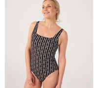 Ruth Langsford Dune Square Neck Printed Swimsuit CHAIN GEO PRINT SIZE 10
