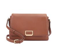 Ruth Langsford Leather Flap-Over Cross-Body Bag TAN