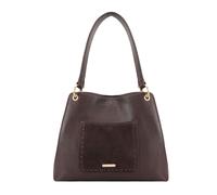 Ruth Langsford Suede Pocket Shoulder Bag CARAMEL