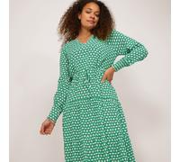 Ruth Langsford Tiered Hem Printed Midi Dress Petite BLUE GEO PRINT SIZE 18