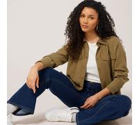 Ruth Langsford Utility Pocket Shirt KHAKI SIZE 10