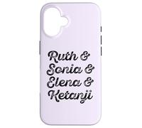 Ruth & Sonia & Elana & Ketanji Brown Jackson SCOTUS RBG Meme Case for iPhone 16