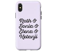 Ruth & Sonia & Elana & Ketanji Brown Jackson SCOTUS RBG Meme Case for iPhone X/XS