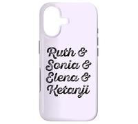 Ruth & Sonia & Elena & Ketanji Brown Jackson SCOTUS RBG Meme Case for iPhone 17