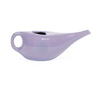 Ruth White Yoga Products Ceramic Nasal Neti Pot with Mandala Pattern (Lilac)