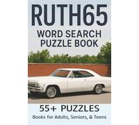 RUTH65 Word Search Puzzle Book: Word Search with Easy to Read Print about RUTH65, a 1965 Chevy Impala with Memories | 6x9 inches, 116 pages | 55+ ... Gift for Vacations, Holidays and Free Times.