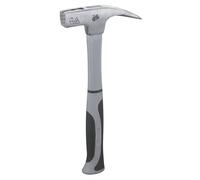Ruthe 3006047119 Carpenters Roofing Hammer with Fibre-Glass Handle, Multi-Colour, 600 g
