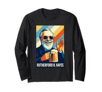 Rutherford B. Hayes Portrait Long Sleeve T-Shirt
