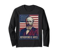 Rutherford B. Hayes Portrait Long Sleeve T-Shirt