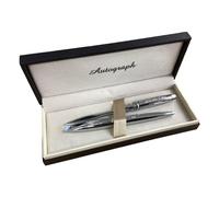 Rutherfords Gifts Personalised Chrome Pen & Letter Opener Gift Set - Engraved Wedding Birthday Graduation Retirement Gift