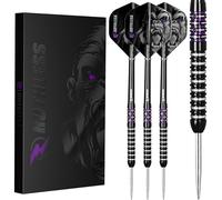 RUTHLESS | Animal Darts Set | Steel Tip | 90% Tungsten Barrel | Dart Flights and Stems Included | Available in Multiple Designs and Weights. (Gorilla, 22g)