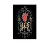 Ruthless Dark Gothic Horror Heart Art Canvas Poster Bedroom Decor Landscape Office Room Decor Gift 08x12inch(20x30cm)
