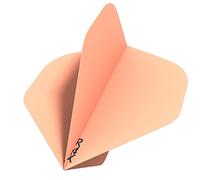 RUTHLESS F3438 R4X | 100 Micron Premium Extra Strong Dart Flights, Standard No. 2 Shape, 5 Sets of 3 Flights, Orange