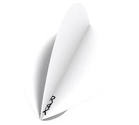 RUTHLESS F3440 R4X | 100 Micron Premium Extra Strong Dart Flights, Pear Shape, 5 Sets of 3 Flights, White