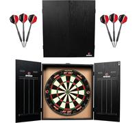 Ruthless Home Darts Centre | Complete Home Dart Board Centre Including Cabinet, Dartboard and 2 Sets of Darts