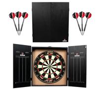 Ruthless Home Darts Centre | Complete Home Dart Board Centre Including Cabinet, Dartboard and 2 Sets of Darts (CAB518)
