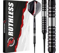 RUTHLESS | Night Hawk Darts Set | Soft Tip Tungsten Darts | Black | 18g
