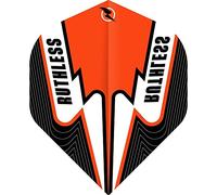 RUTHLESS Power Surge Dart Flights | 100 Micron Standard No2 | Orange 3 Pack