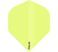 RUTHLESS R4X | Solid Dart Flights | 100 Micron Standard No2 | Fluro Yellow