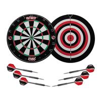 Ruthless | Rivals 18" Double-Sided Dart Board Game Set | Family Dartboard with 2 Sets of Darts Included | DB074.