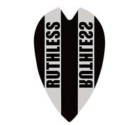RUTHLESS RX Panel | Extra Strong 100 Micron | Clear Retro Shape, Black, 3 Sets of 3 Flights (3XF3572)
