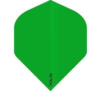 RUTHLESS RX Transparent R4X Dart Flights | Extra Strong 100 Micron | Standard No2, Green, 10 Sets of 3 Flights (10XF3490)