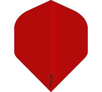 RUTHLESS RX Transparent R4X Dart Flights | Extra Strong 100 Micron | Standard No2, Red, 1 Set of 3 Flights (F3487)