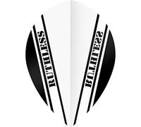 RUTHLESS RX V100 Pro Dart Flights | Extra Strong 100 Micron | Pear, Clear, 10 Sets of 3 Flights (10XF3508)