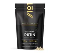 Rutin 500mg - 90 Vegan Capsules - Natural Sophora Japonica Source Supplement - Resealable and Recyclable Pouch - 3 Months Supply - By Alpha01