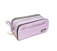 Rutiyoka Large Pencil Case Pouch, Extra Big Pencil Bag with 4 Compartments for Kids, Oxford Cloth Pen Bag with Zipper, Pencil Organizer, Cute Aesthetic School Supplies for Teen Girls Boys Adult Purple