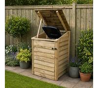 Rutland County Garden Furniture Morcott Single Wheelie Bin Store - Light Green