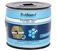 Rutland Essentials Poly Tape 12mm (200m),White/Blue