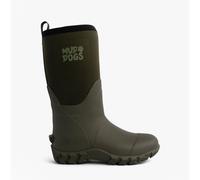 Rutland Mid Neoprene Wellington Boots Mud Dogs Dark Olive 10