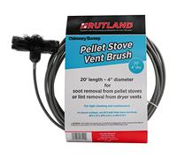 RUTLAND PRODUCTS Pellet Stove/Dryer Vent Brush with Handle, Poly, Black, 10.16 x 33.02 x 29.84 cm