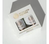 Rutland Square Mini Gin & Rum 5cl*2 Taster Set for Gifting | Oolong White Tea Infused Craft Gin & Rum | Distilled in Small-Batches in Edinburgh, Scotland | Spiced & Warming
