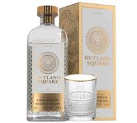 Rutland Square's London Dry Scottish Gin with Complimentary Luxury Glassware | Exclusive Gifting Option with Gift box | Floral, Spiced and Warming | Small-Batch Distilled in Edinburgh | 70cl 41% ABV