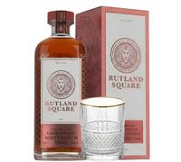 Rutland Square's Scottish Rum with Carribean Base | Exclusive Gifting Option with gift box and complimentary drinking glassware | Spiced and Warming | Small-Batch Distilled in Edinburgh | 70cl 41% ABV