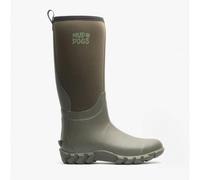 Rutland Tall Neoprene Wellington Boots Mud Dogs Dark Olive 8