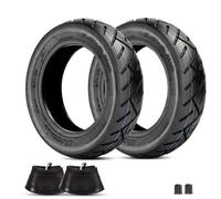 RUTU 10 x 2.50 tire and Inner Tube Replacement for Smart Self Balancing Electric Scooters, Hover Board Fits 10" Scooter Wheels, 36v, 48v, 400w, 500w, 800w Hub Motor, High Rubber Content Pack of 2