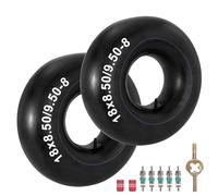 RUTU 18x8.50-8 18x9.50-8 Inner Tube 20x8.00-8 20x10.00-8 Replacement with TR13 Valve Stem Suitable for Lawn Mowers Go Karts ATV Golf Cart Wheelbarrow Tractor Tires Heavy Duty 2 Pack